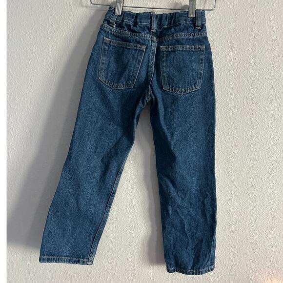 Cat & Jack Boys Relaxed Straight Leg Jeans Adjustable Waist Pants 6 - Picture 3 of 3